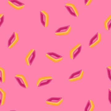 Seamless pattern grass inflatable swimming pool cartoon vector Stockillustratie