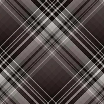 Seamless pattern in gray and black colors for plaid, fabric, textile, clothes Stock Illustration