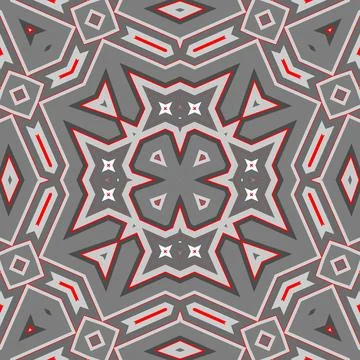 Seamless pattern gray and red. Christmas pattern gray and red. Merry Christ.. Stock Illustration