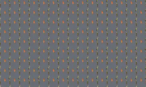 Seamless pattern of gray background with colorful squares and lines Stock Illustration