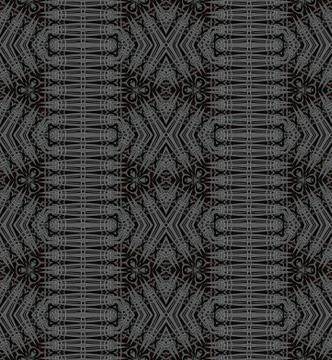 Seamless pattern gray black Stock Illustration