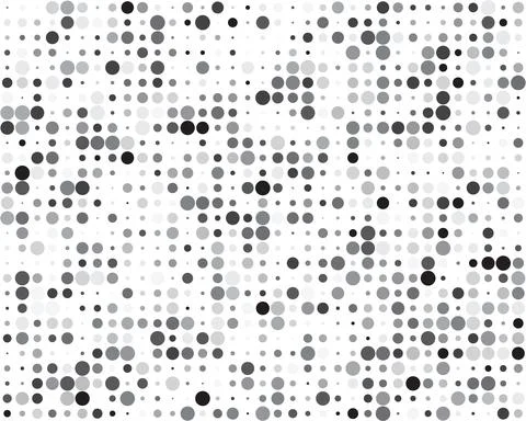 Seamless pattern with gray circles Stock Illustration