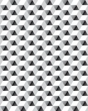 Seamless pattern of gray polygons Stock Illustration