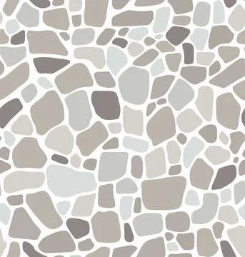 Seamless pattern gray stone floor Stock Illustration