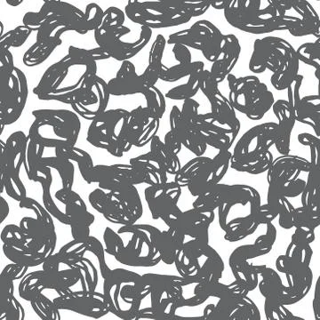 Seamless pattern gray white leopard panther fur design, abstract simple lines Illustrazione stock