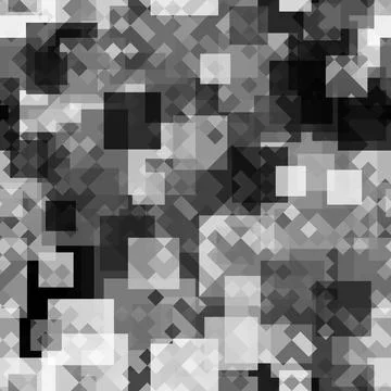 Seamless pattern grayscale pixel digital camouflage urban gray background 스톡 일러스트