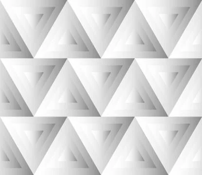Seamless pattern with grayscale triangles. Vector art. Stock Illustration