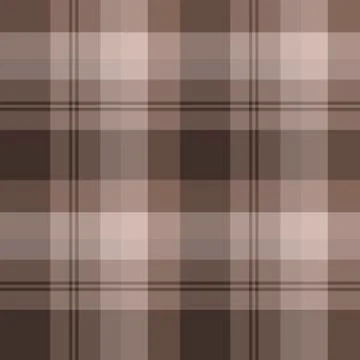 Seamless pattern in great light and dark brown  colors for plaid, fabric, イラスト素材