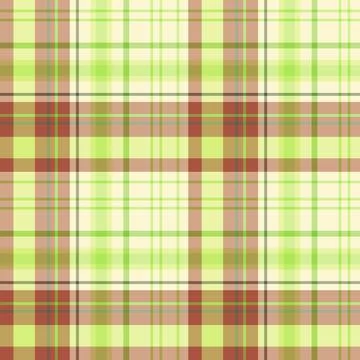 Seamless pattern in green and brown colors for plaid, fabric, textile, clothe Stock Illustration