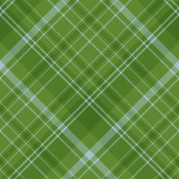 Seamless pattern in green and cold light blue colors for plaid, fabric, Illustrazione stock