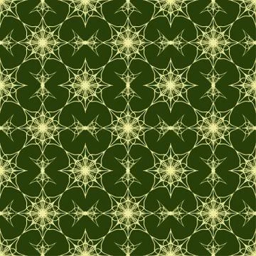 Seamless pattern on green background 스톡 일러스트