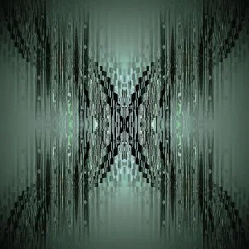 Seamless pattern green black Stock Illustration