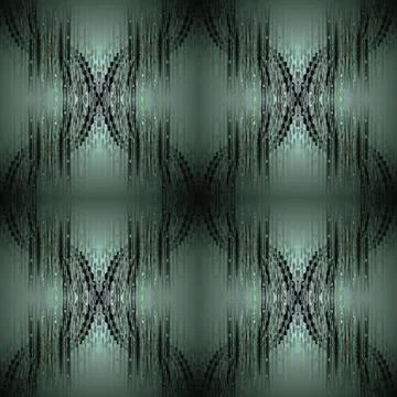 Seamless pattern green black Stock Illustration