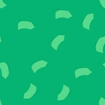 Seamless pattern green blank sticky note peeling off surface イラスト素材