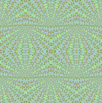 Seamless pattern green blue Stock Illustration