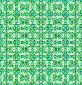 Seamless pattern green blue Illustrazione stock
