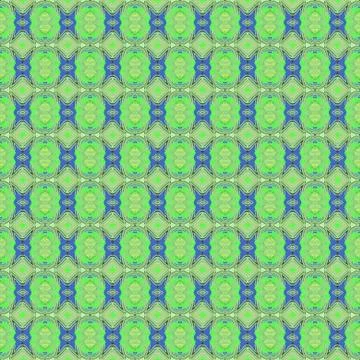 Seamless pattern green blue Stock Illustration
