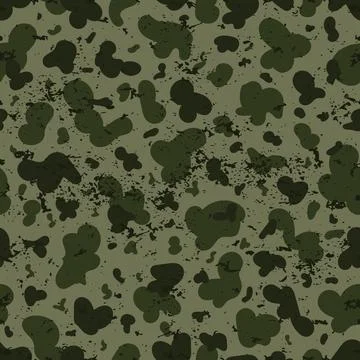 Seamless pattern green camouflage grunge Stock Illustration
