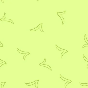 Seamless pattern green check mark cartoon vector Illustrazione stock
