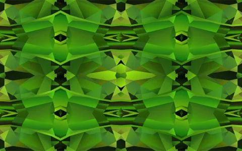 Seamless pattern with green crystal texture Stock Illustration