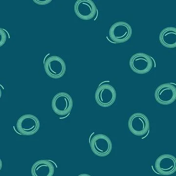 Seamless pattern green garden hose cartoon vector イラスト素材