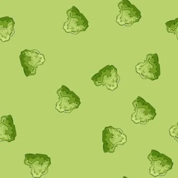 Seamless pattern green garden shrub cartoon vector Stock Illustration