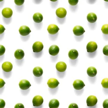 Seamless pattern with green lime. Tropical abstract Seamless pattern backgrou Stock Photos