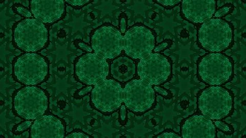 Seamless pattern of green mandala background Illustrazione stock