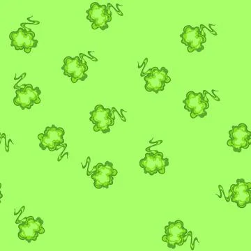 Seamless pattern green poison cloud toxic gas emitting vapor 스톡 일러스트