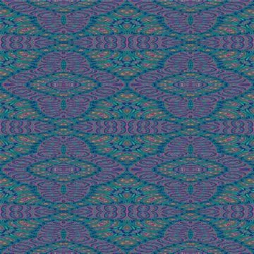 Seamless pattern green purple Stock Illustration