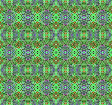 Seamless pattern green red Stock Illustration