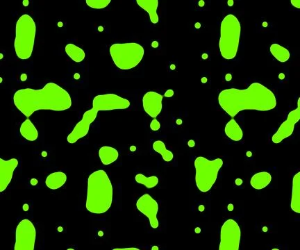 Seamless pattern with green spots Stock Illustration