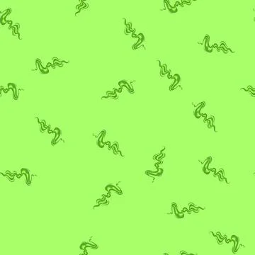 Seamless pattern green spreading gas cloud forming toxic vapor Illustrazione stock