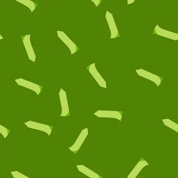 Seamless pattern green sticky arrow pointing right highlighting information Illustrazione stock
