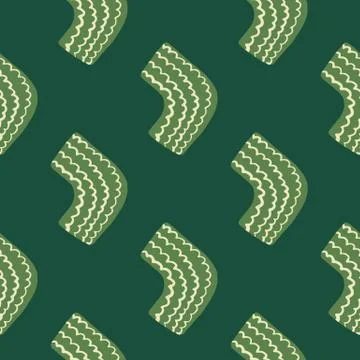 Seamless pattern in green tones. Light green elements. イラスト素材