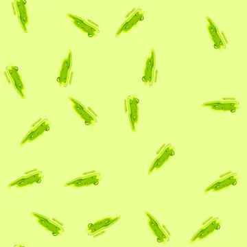 Seamless pattern green toxic goo puddle spreading on white surface Stock Illustration