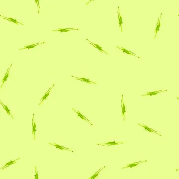 Seamless pattern green toxic slime creating hazardous puddle spill Stock Illustration