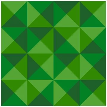 Seamless pattern with green triangles. Geometric background. Stock Illustration