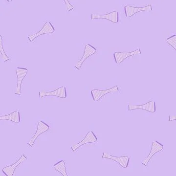 Seamless pattern green vase flower cartoon vector Stock Illustration