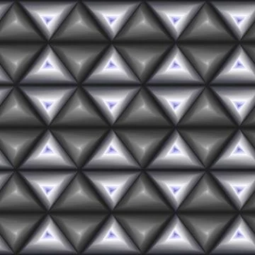 Seamless pattern with grey and blue triangle shapes Illustrazione stock