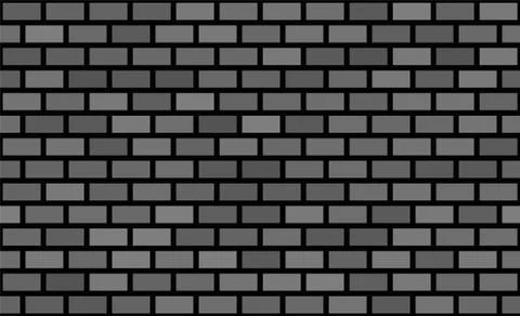 Seamless pattern. Grey brick background. Vector stock illustration Stock Illustration