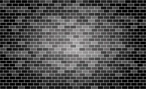 Seamless pattern. Grey brick background. Vector stock illustration イラスト素材