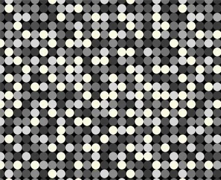 Seamless pattern with grey circles Stock-Illustration