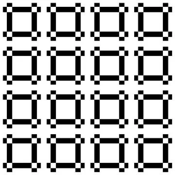 Seamless pattern with grid of squares. Lattice pattern. Illustrazione stock