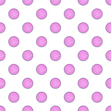 Seamless pattern of growing bacteria in petri dish Stock Illustration