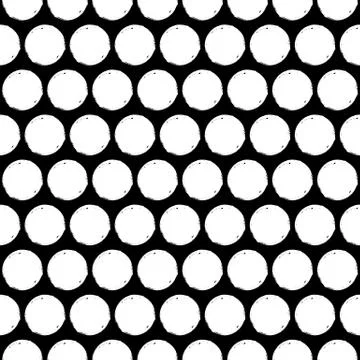 Seamless pattern with grunge circles Stock Illustration