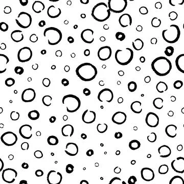 Seamless pattern with grunge circles イラスト素材