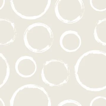 Seamless pattern with grunge circles Stock Illustration