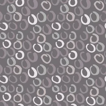 Seamless pattern with grunge circles. Nude brush stroke texture. Vector Stock Illustration