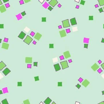 Seamless pattern grunge cubes. Illustrazione stock